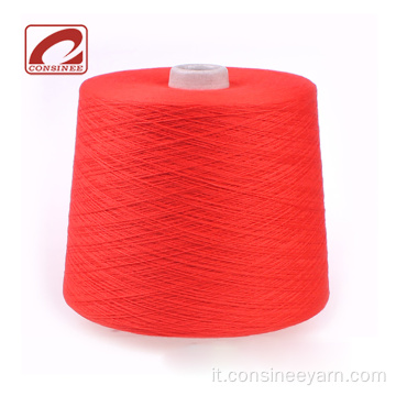 MOQ1kg 2 / 28Nm 85% cotone 15% filato misto cashmere